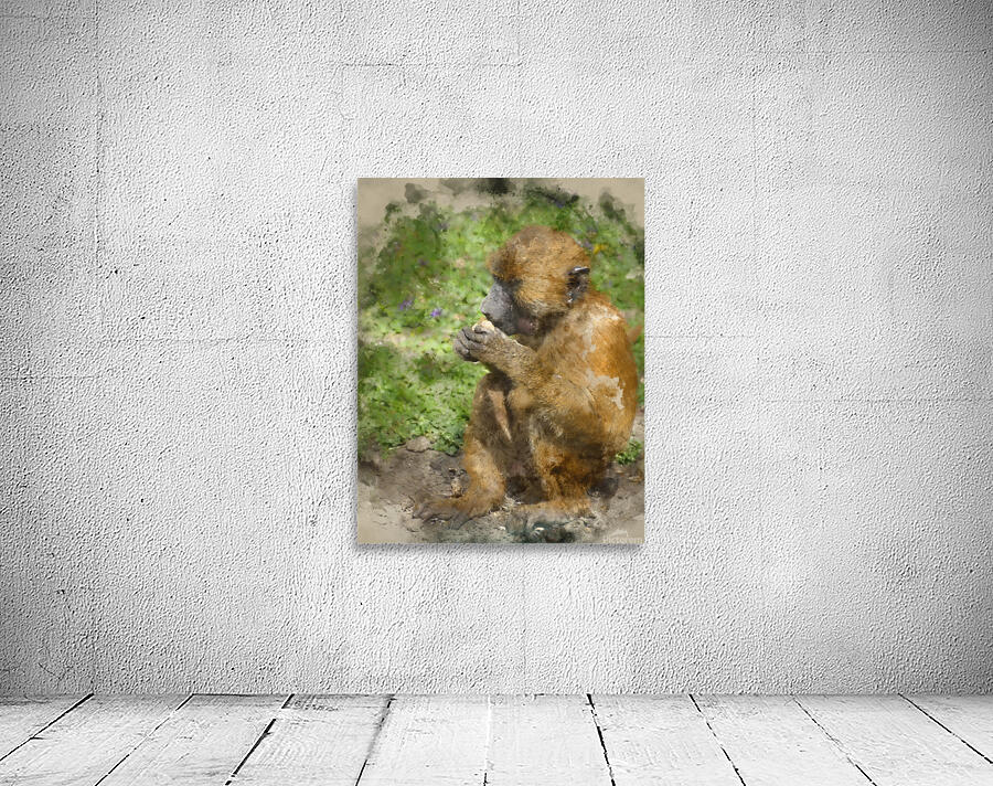 Baboon 2 Wall Preview
