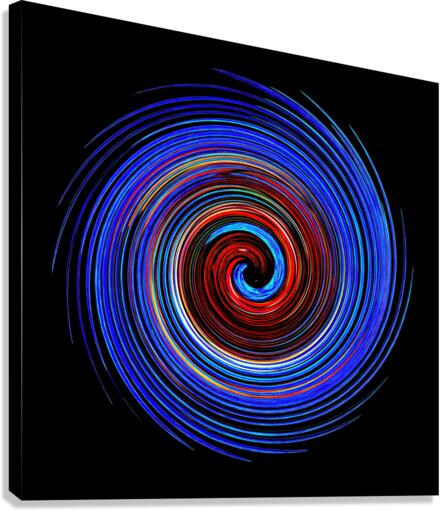 Twirl SharpenAI Focus Canvas Print