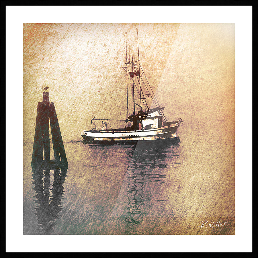 Boat III Picture Frame print