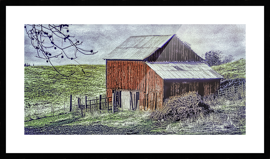 Barn  2 Picture Frame print
