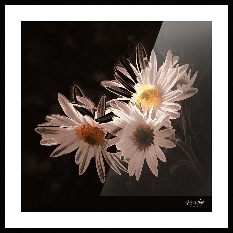 Moonlight Blossoms Picture Frame print