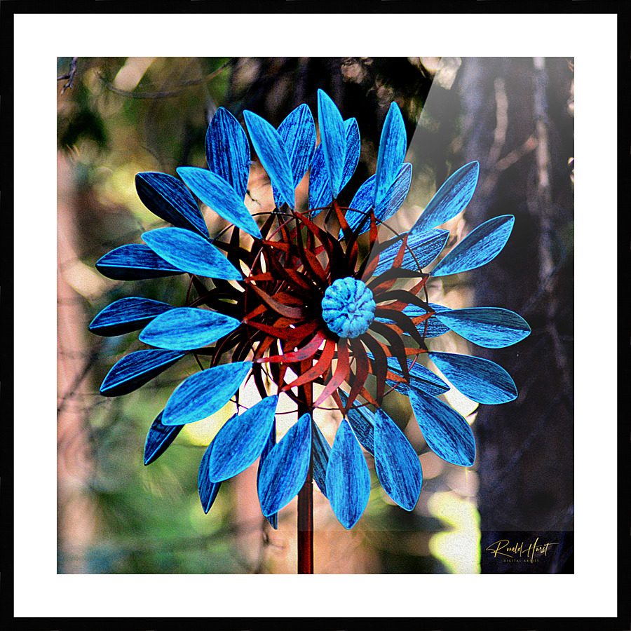 Whirly Picture Frame print