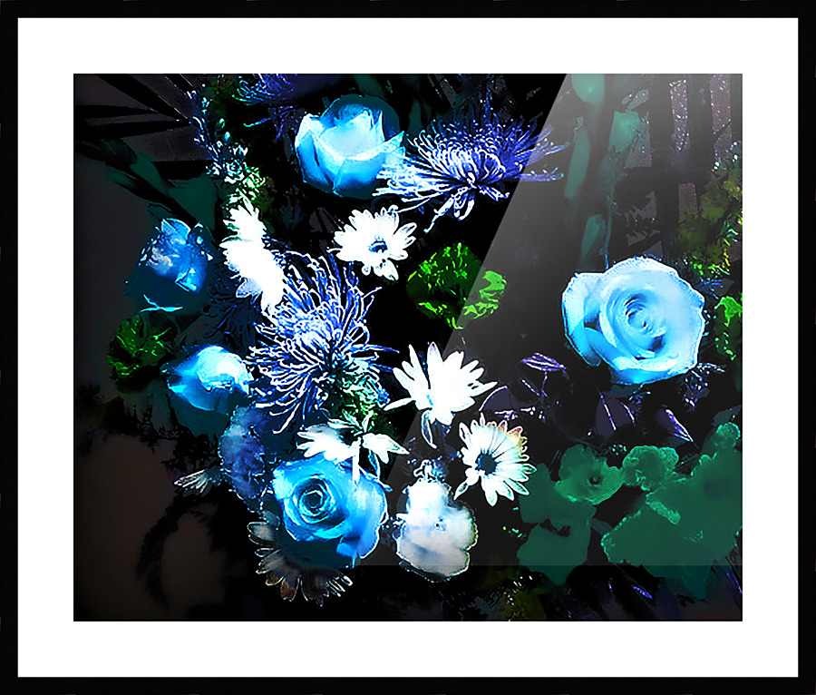 Blue Hue Picture Frame print