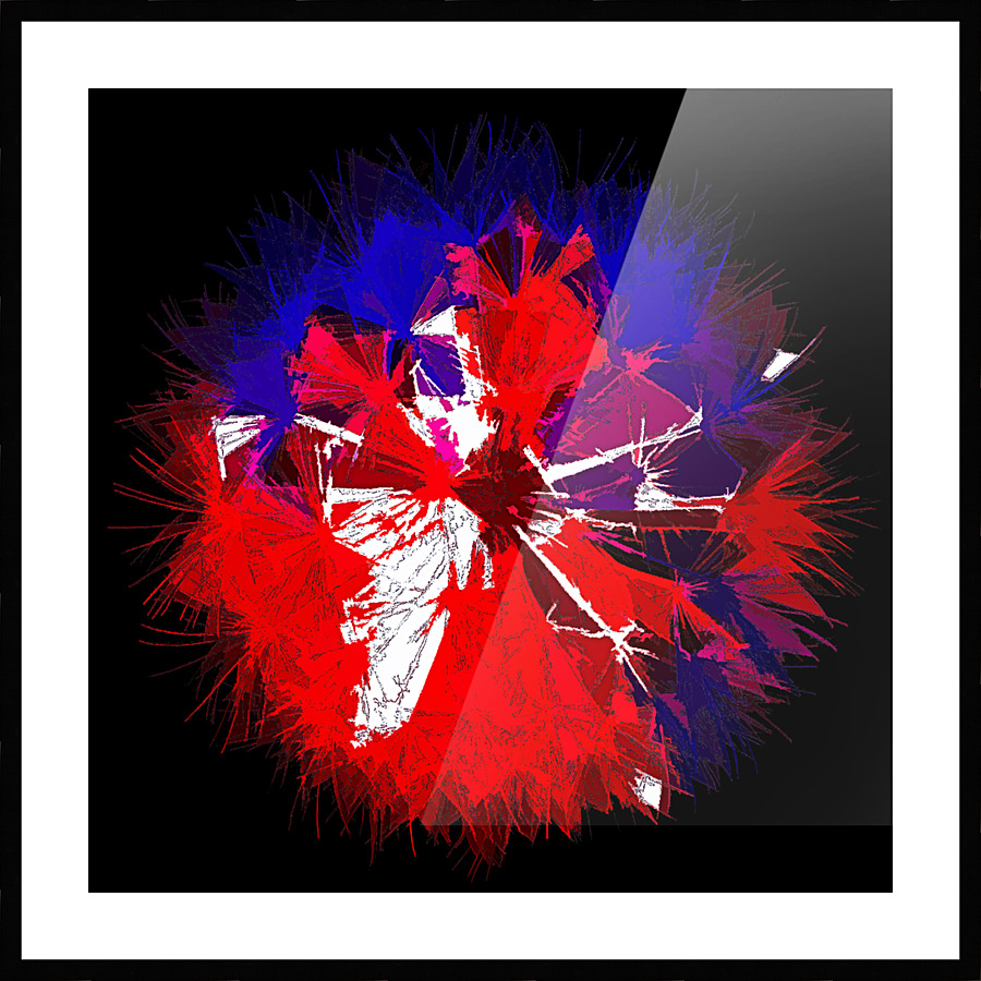 Firecracker Picture Frame print