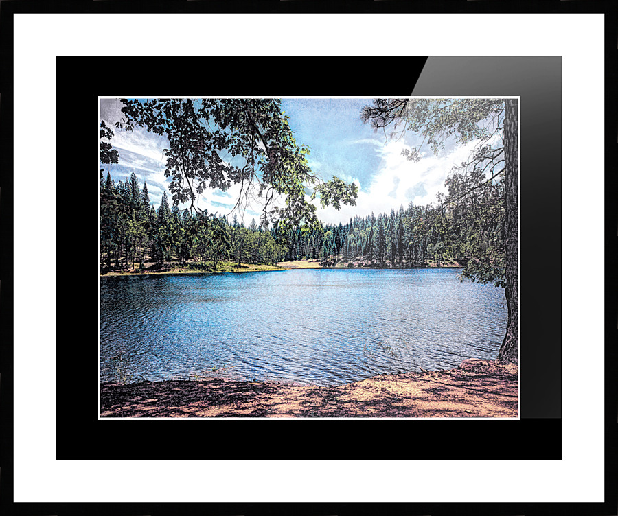 Forebay Lake Picture Frame print
