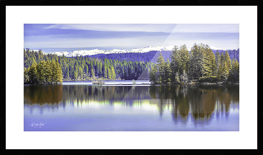 Full Lake Picture Frame print