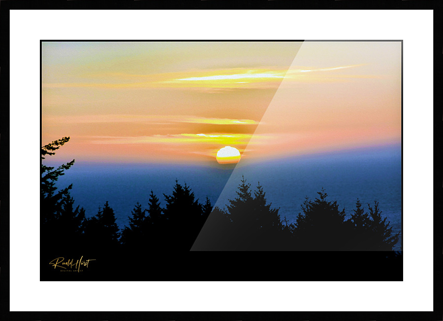 Timber Cove Sunset Picture Frame print