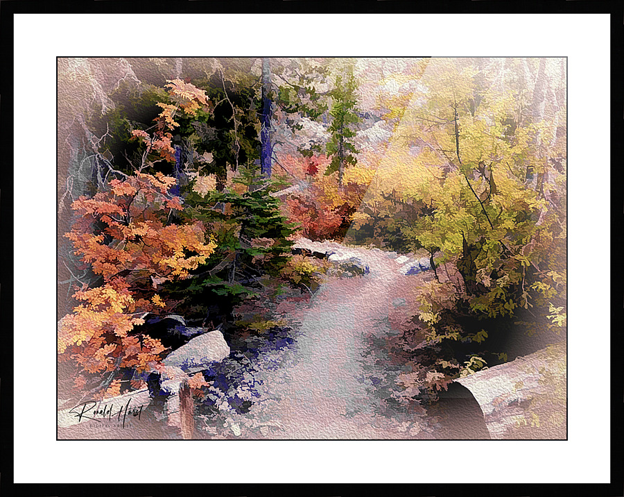Trail Head Picture Frame print
