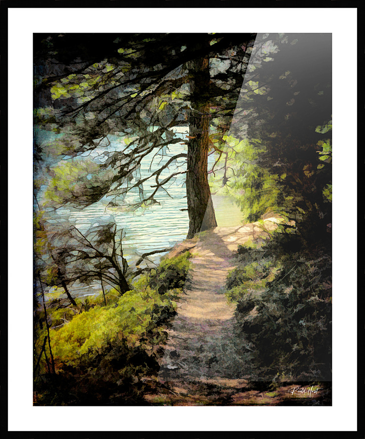 The Narrows Trail Picture Frame print