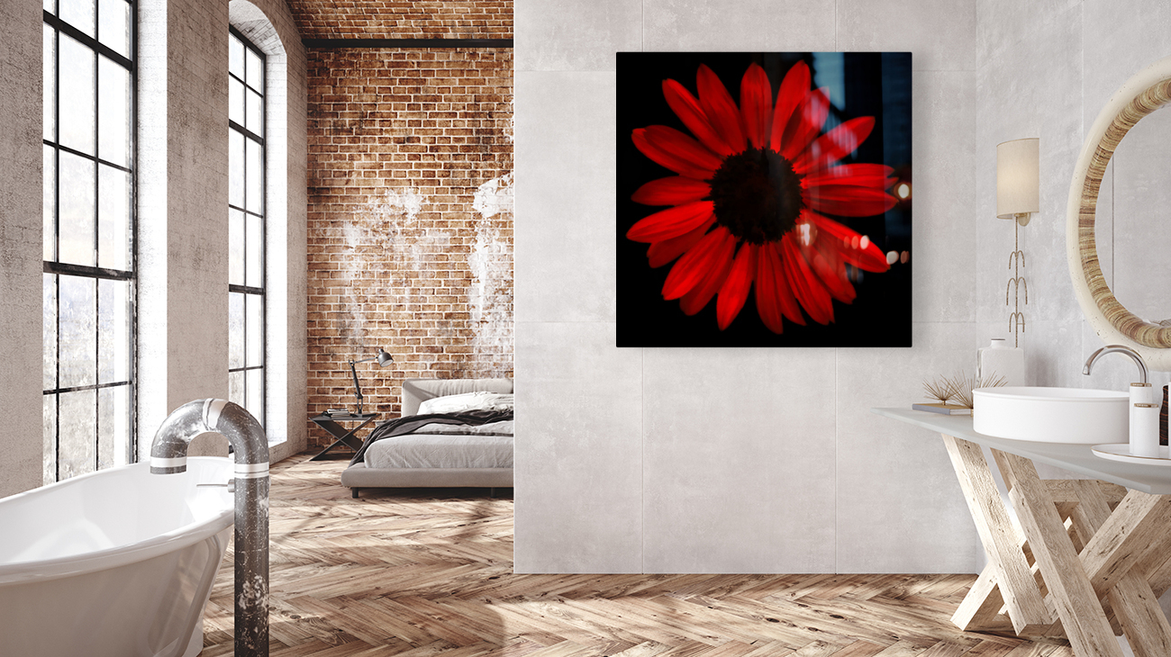 Red Sunflower pic Reproduction