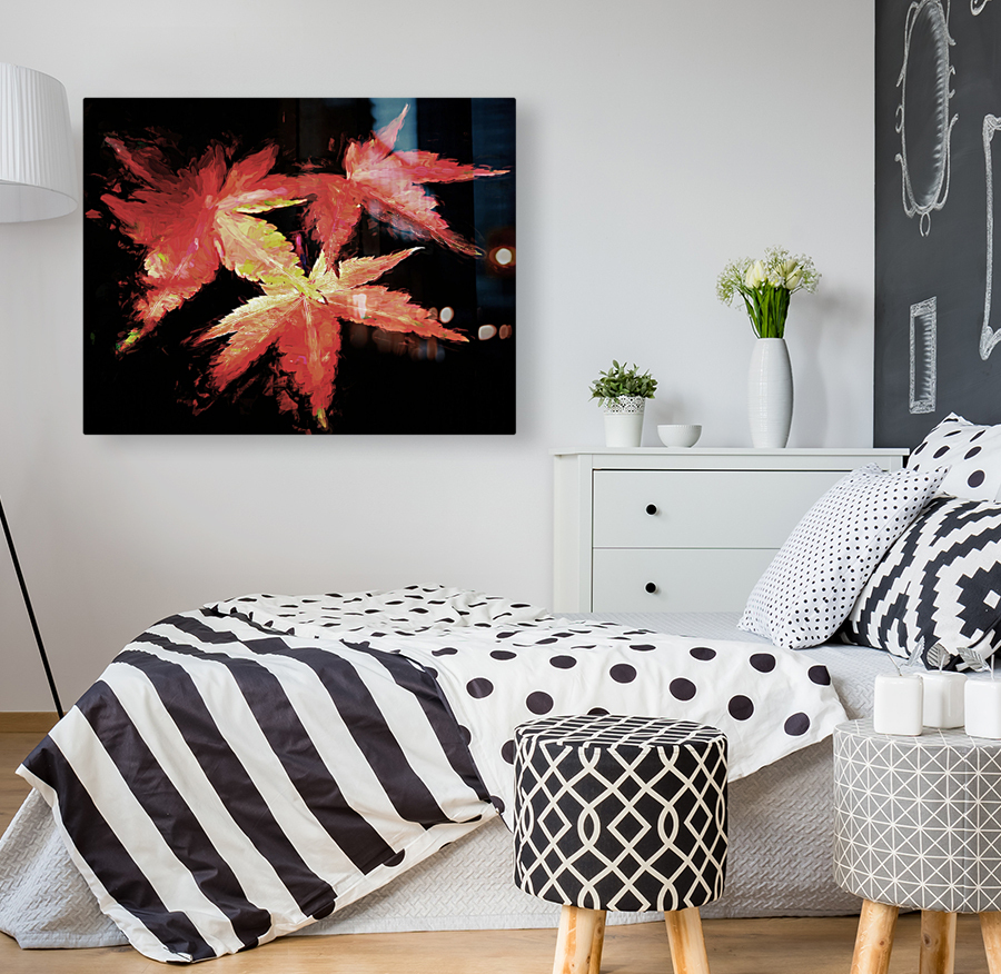 Three Leaves Reproduction