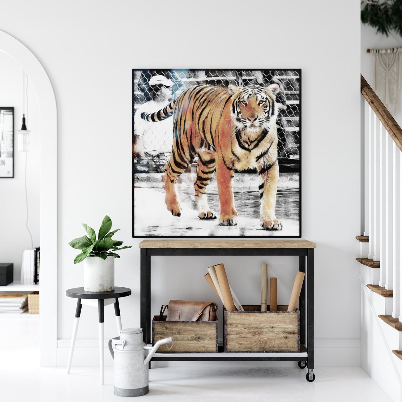 Tiger look Reproduction