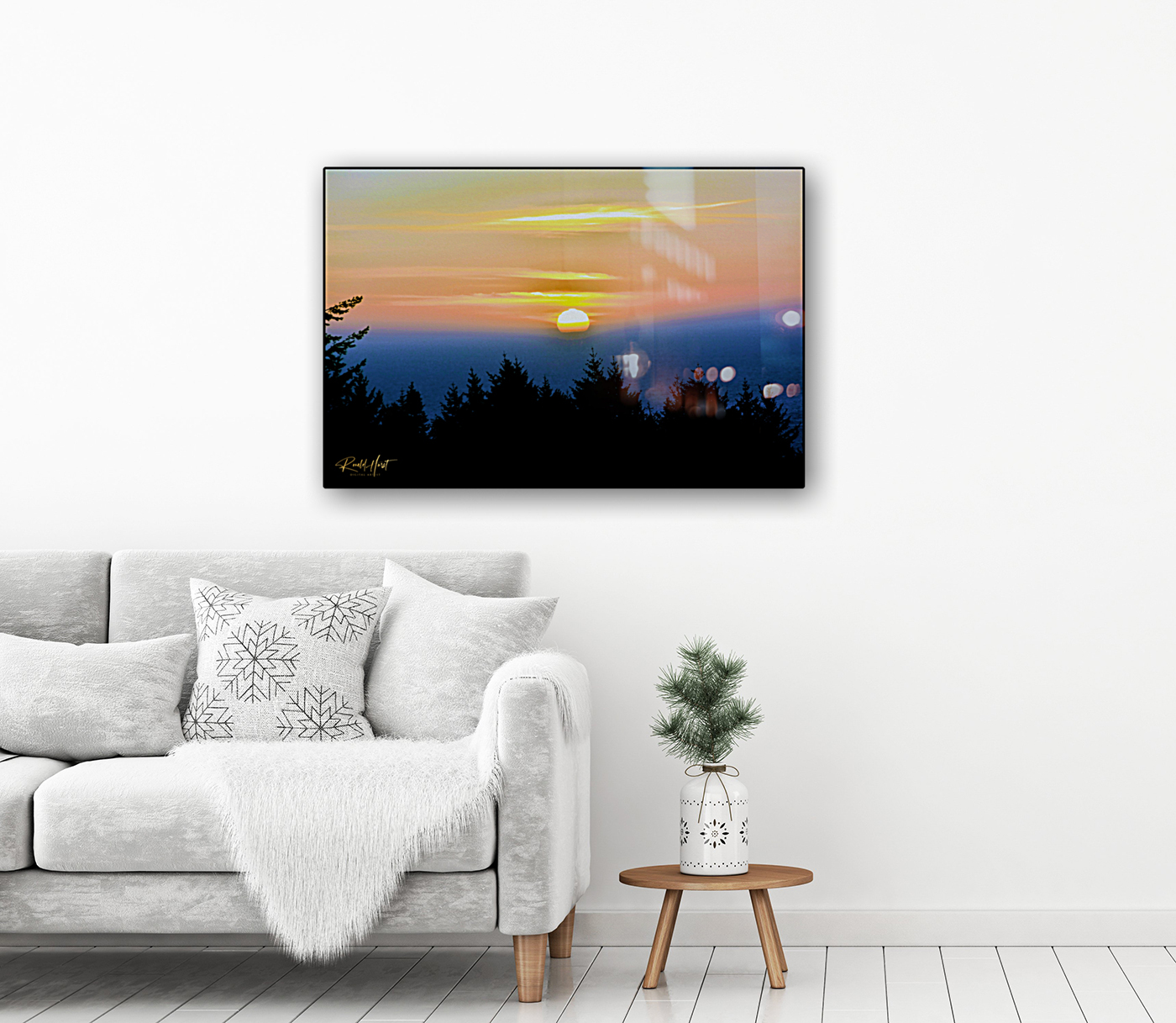 Timber Cove Sunset Reproduction