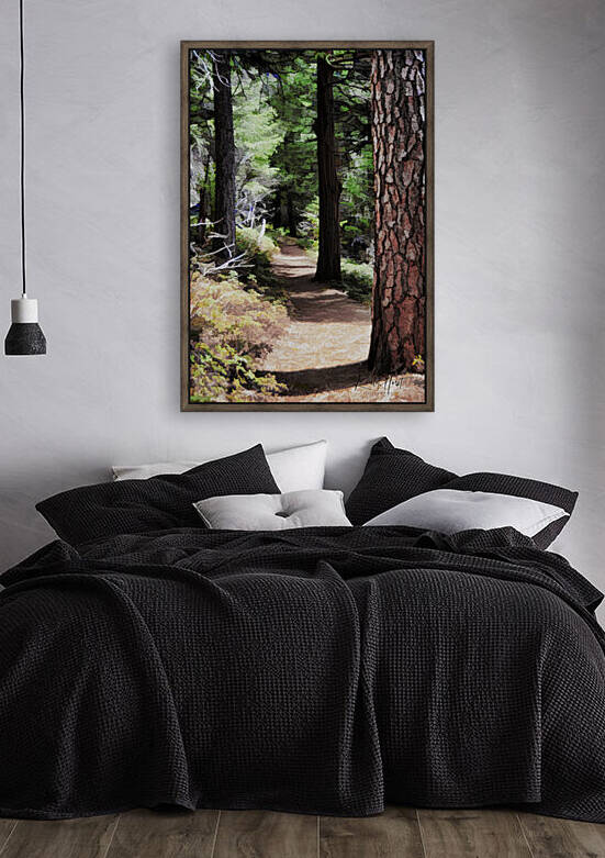 Hikers Trail Painted Reproduction