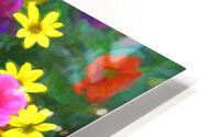 Monet Spring Flowers HD Metal print