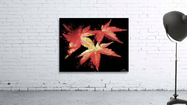 Three Leaves Wall Preview