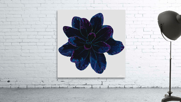 Blue Leaf Wall Preview