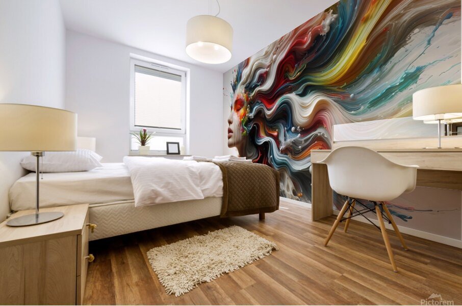 Ink dance Mural print