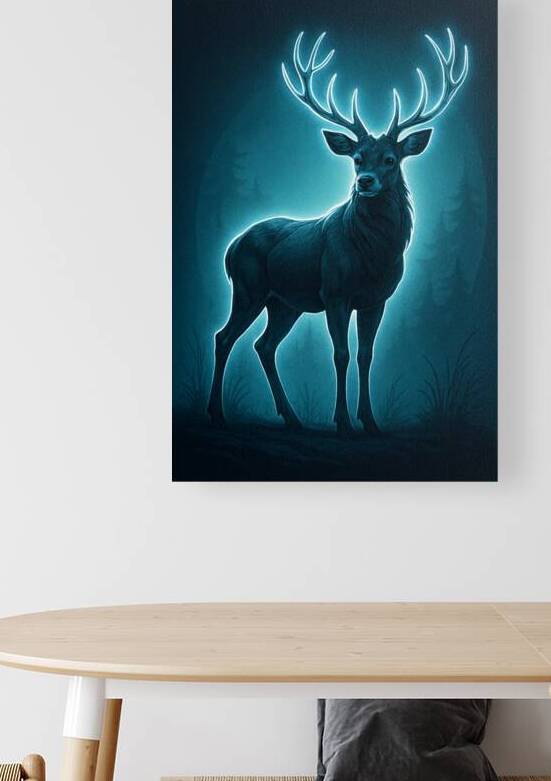 Celestial Stag of the Northern Light by Aaron Potts