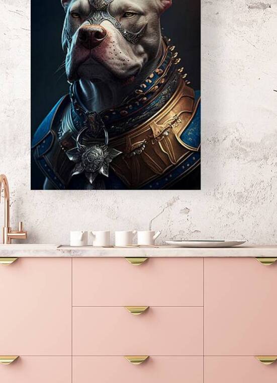 Celestial Paladin Pitbull in Sapphire Warplate by Aaron Potts