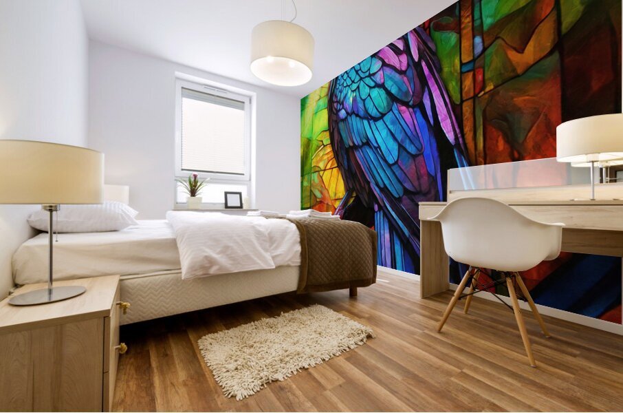 Crow Mural print