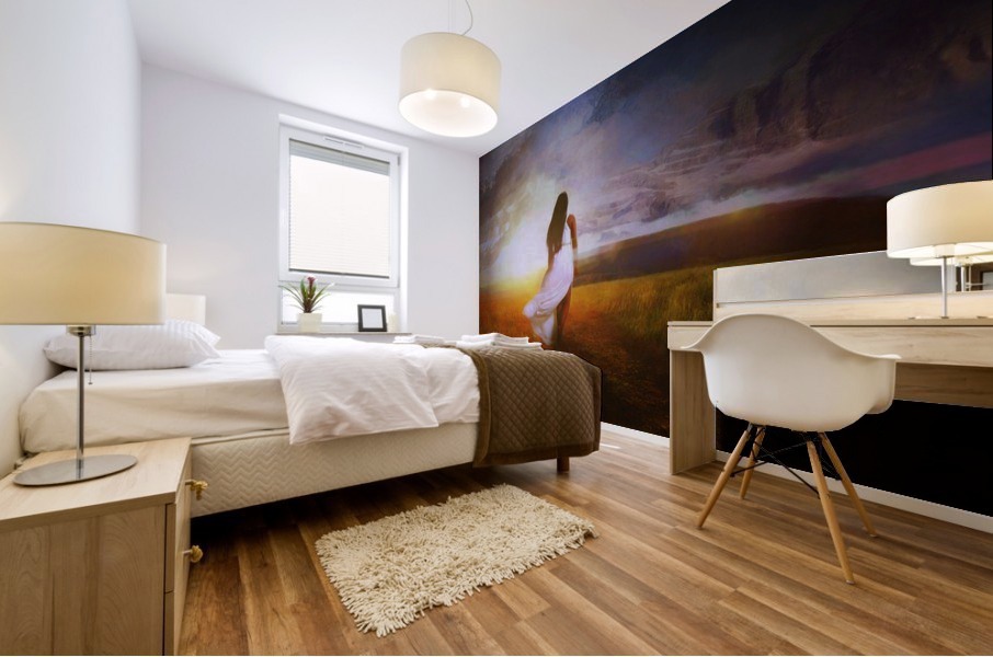 The Path Less Traveled Mural print