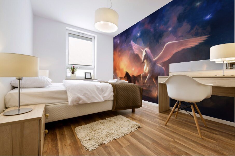 Being Free Mural print