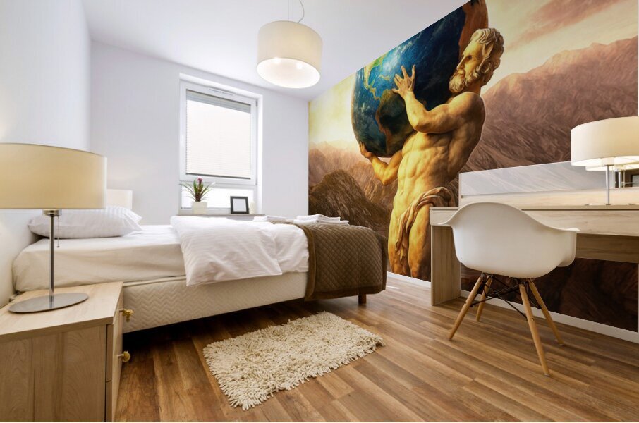Atlas Mural print