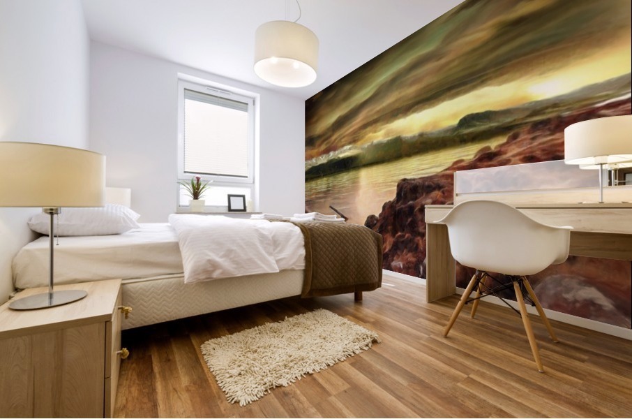 Lemuels Lake Mural print