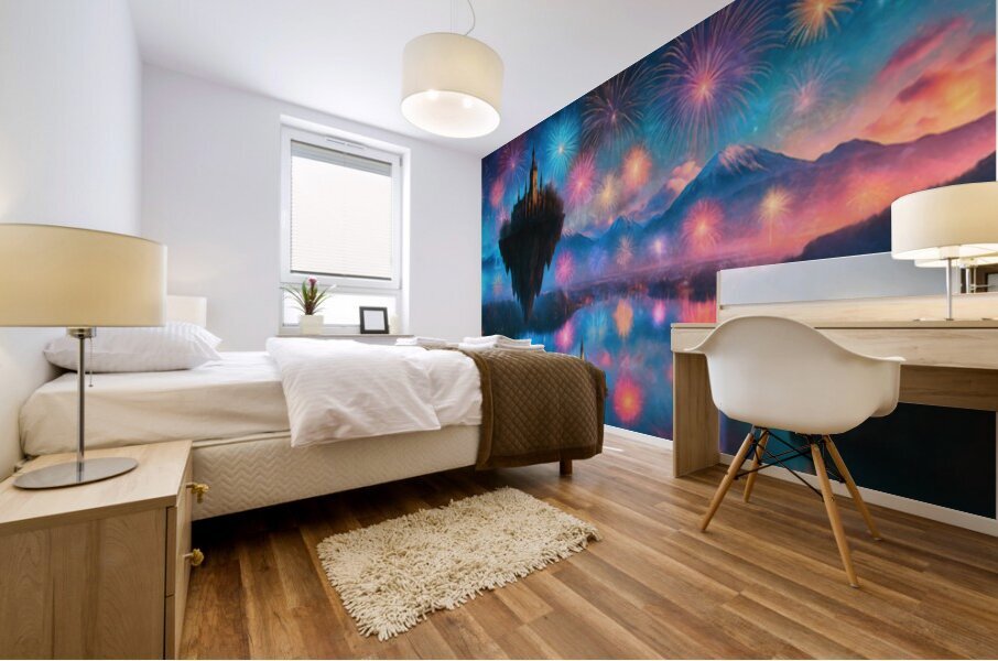 The Island Mural print