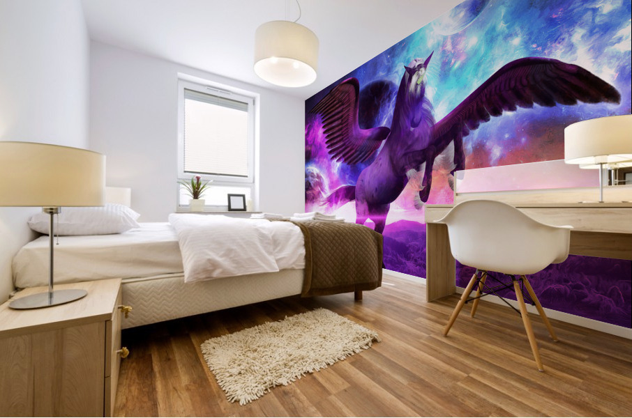 Winged Universe Mural print