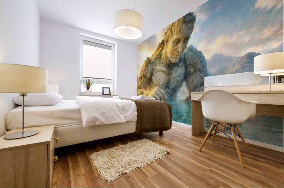 The Stone Elemental Mural print