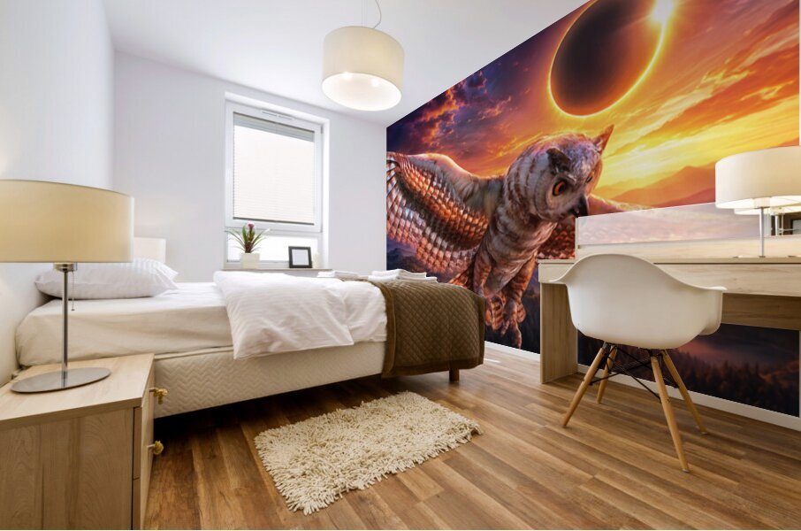 Supernal Wings Mural print