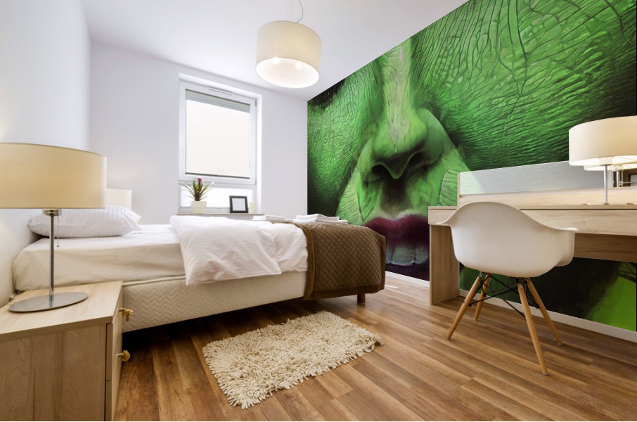 The Green Woman 3 Mural print