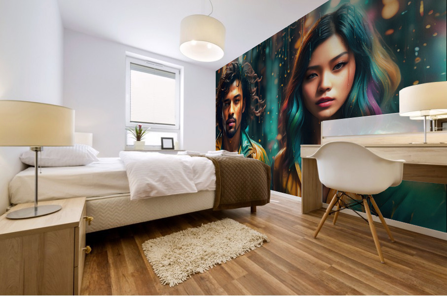 The Painted World Mural print