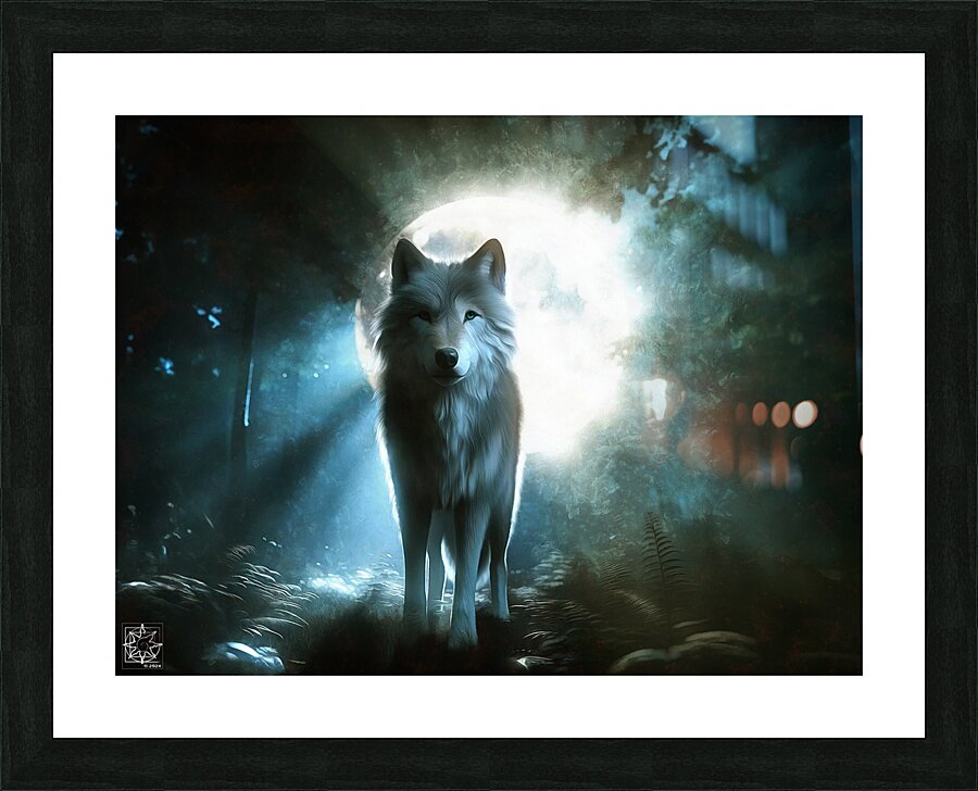 The Moon Singer  2 Picture Frame print