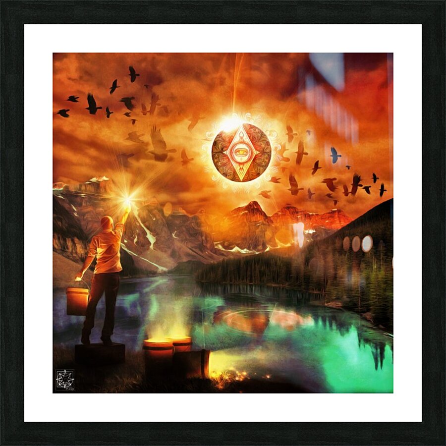 Gathering Light Picture Frame print