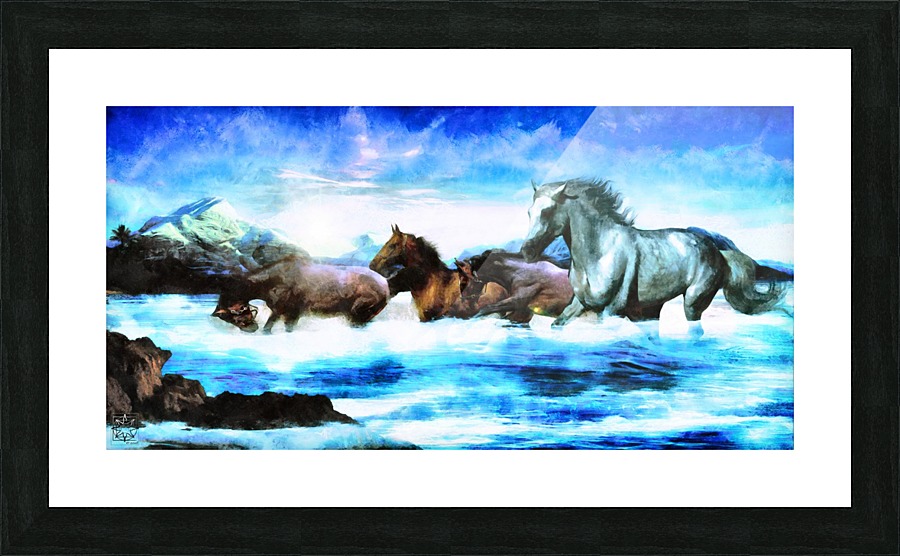 Wavewalkers Picture Frame print