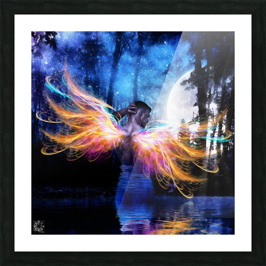 Water Sprite Picture Frame print
