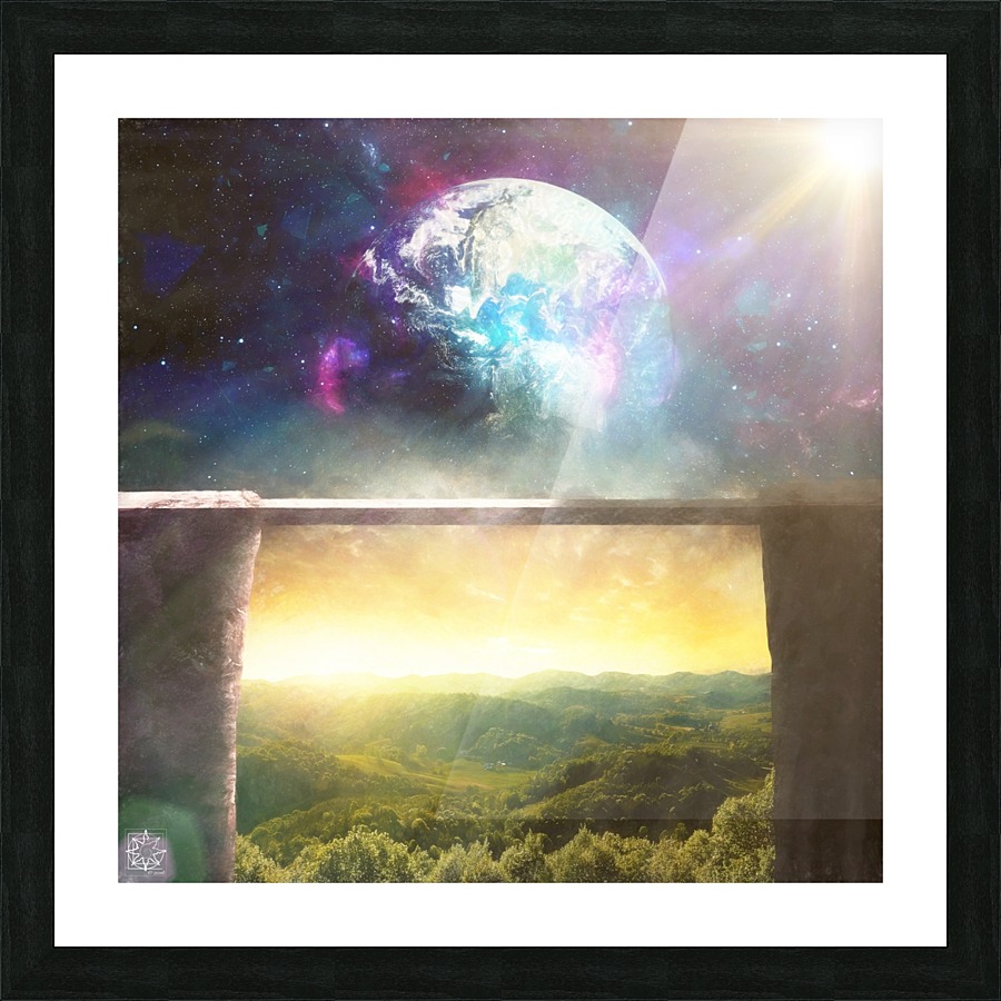 Origin Divided Picture Frame print