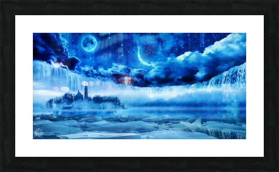 The Broken Waves Picture Frame print