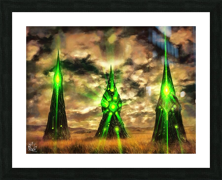 Markers Picture Frame print