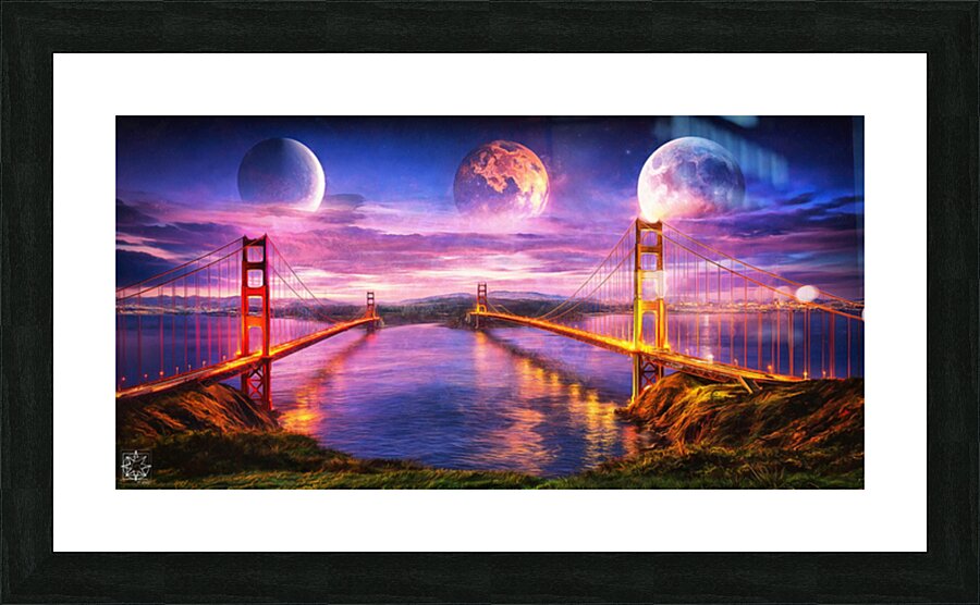 New Golden Gate Picture Frame print