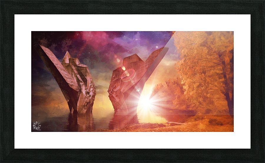 Monument Lake Picture Frame print