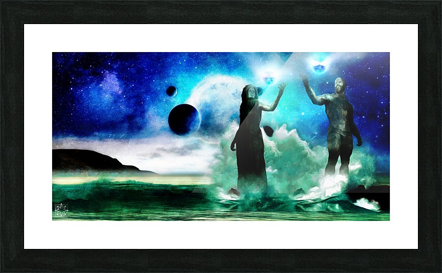 The Colossi Picture Frame print