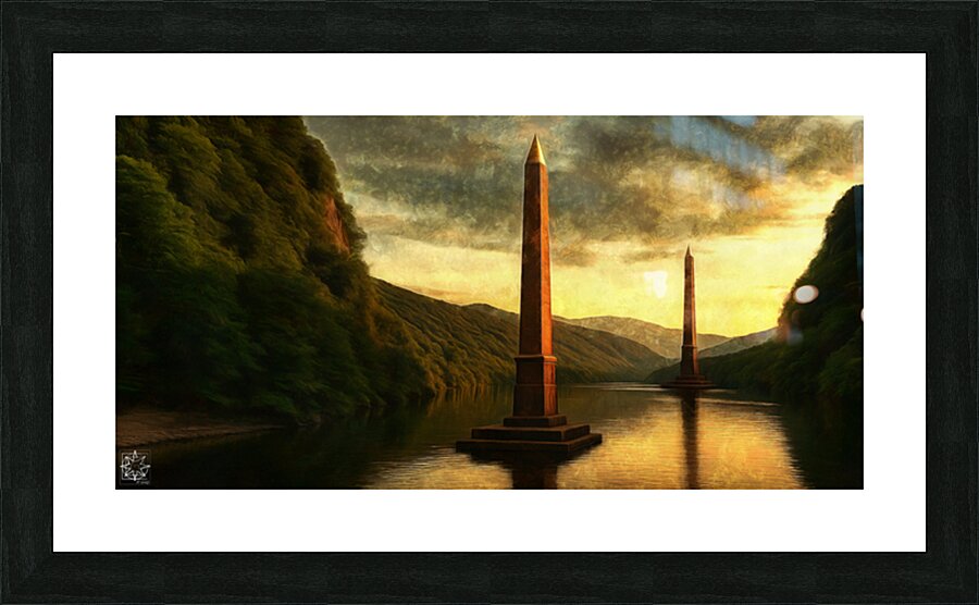The Obelisks Picture Frame print