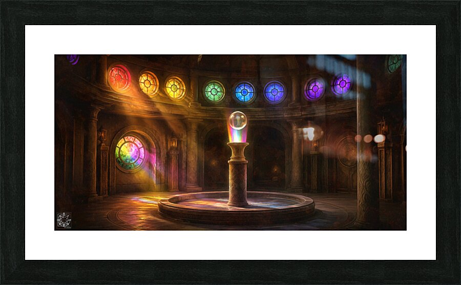 The Oculus Chamber Picture Frame print
