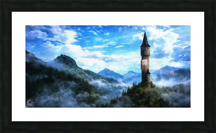 The Witches Tower Picture Frame print