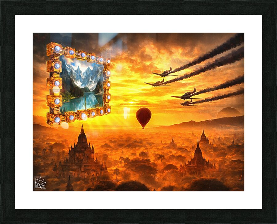Transient States Picture Frame print