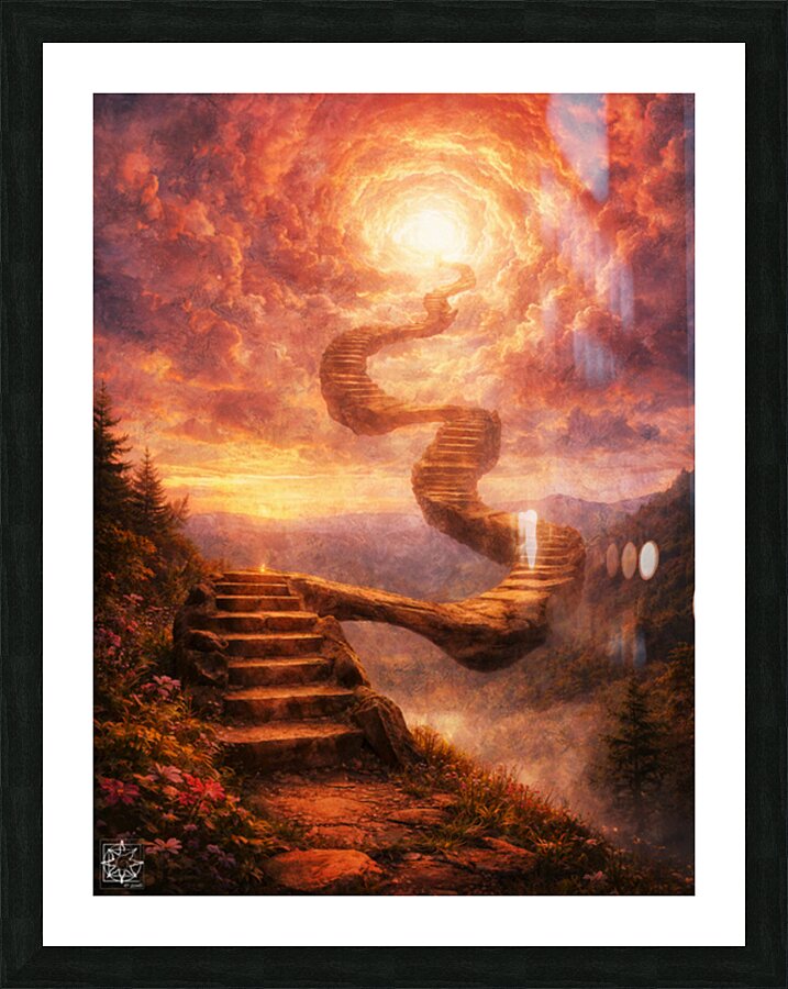 The Winding Way Picture Frame print